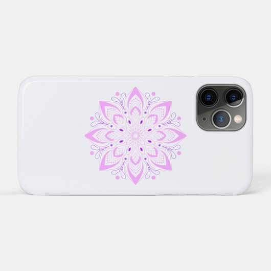 Lotus Mandala Design Case-Mate iPhone Case (Achterkant (horizontaal))