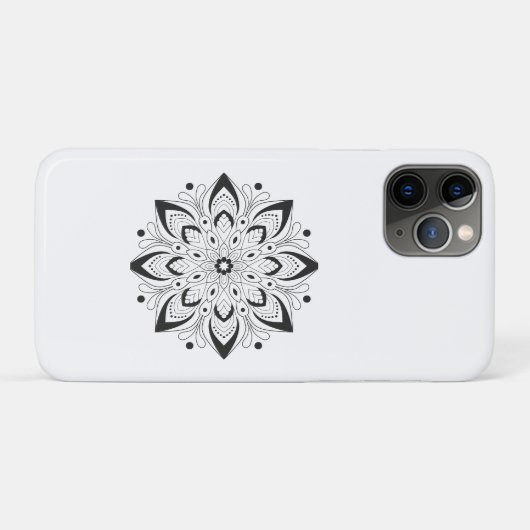 Lotus Mandala Design Case-Mate iPhone Case (Achterkant (horizontaal))