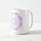 Lotus Mandala Design Koffiemok (Voorkant rechts)