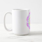 Lotus Mandala Design Koffiemok (Links)