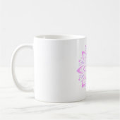 Lotus Mandala Design Koffiemok (Links)