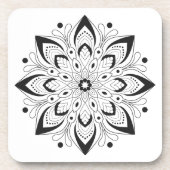 Lotus Mandala Design plastic onderzetter (Voorkant)