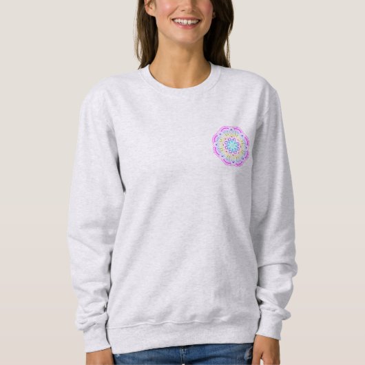Lotus Mandala Design trui voor dames (Voorkant)