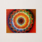 Lotus Mandala Fractal Legpuzzel (Horizontaal)