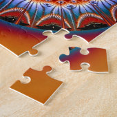 Lotus Mandala Fractal Legpuzzel (Zijkant)