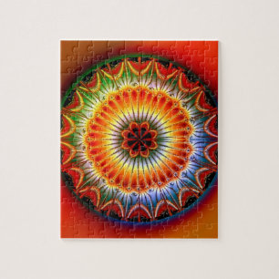 Lotus Mandala Fractal Legpuzzel