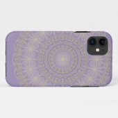Lotus Mandala in Lila en goud Case-Mate iPhone Case (Achterkant (horizontaal))