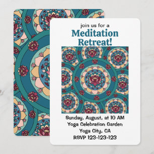 Lotus Mandala Lotus Bloem Meditatie Retreat Kaart