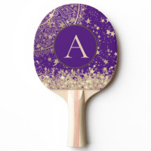 Lotus Mandala Monogram Gouden Sterren Glitter