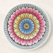 Lotus Mandala Onderzetter (Voorkant)