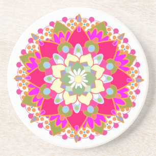 Lotus Mandala Onderzetter