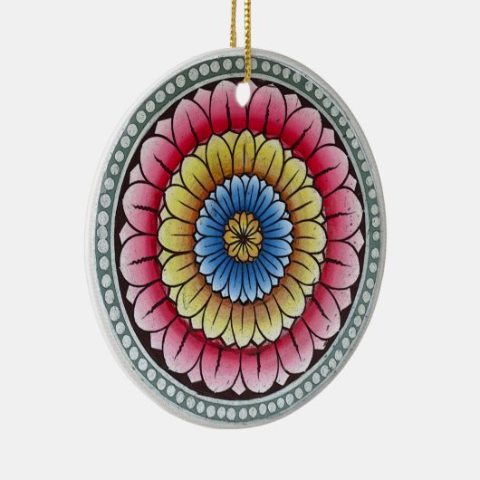 Lotus Mandala Ornament (Rechts)