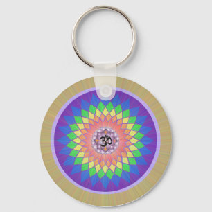 Lotus Mandala Sleutelhanger
