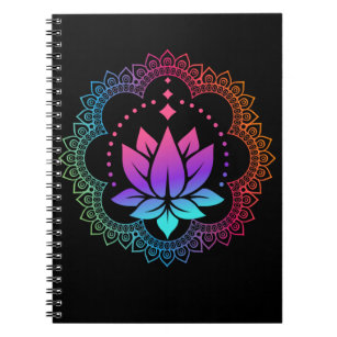Lotus Mandala Spiritueel Reiki Master Yoga Chakra Notitieboek