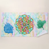 Lotus Mandala Strandlaken (Voorkant)