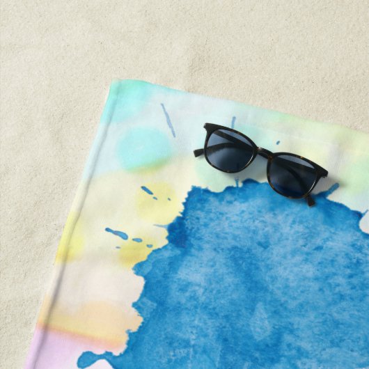 Lotus Mandala Strandlaken (In situ)