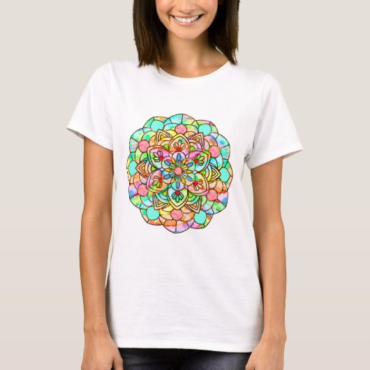 Lotus Mandala T-shirt (Voorkant)