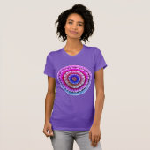 Lotus Mandala T-shirt (Voorkant volledig)