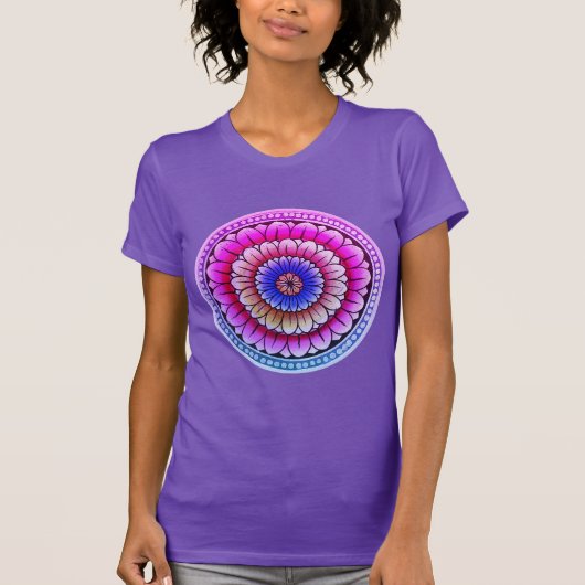Lotus Mandala T-shirt (Voorkant)