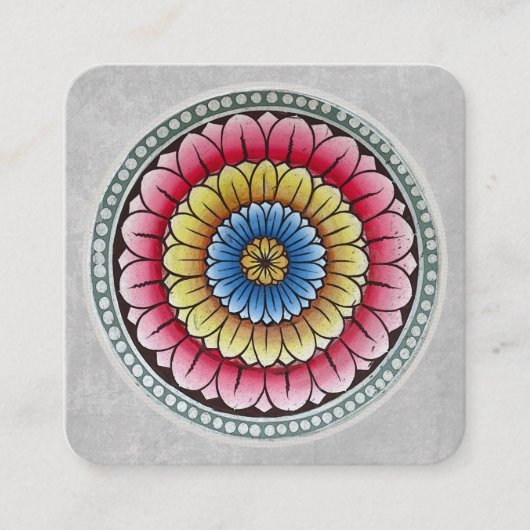 Lotus Mandala Visitekaartje (Voorkant)