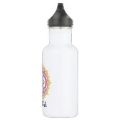 Lotus Mandala Yoga Waterfles (Rechts)