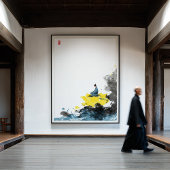 Lotus Meditatie Zen Art Minimalist Print Perfect Poster