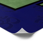 Lotus meditation dharma poster (Hoek)