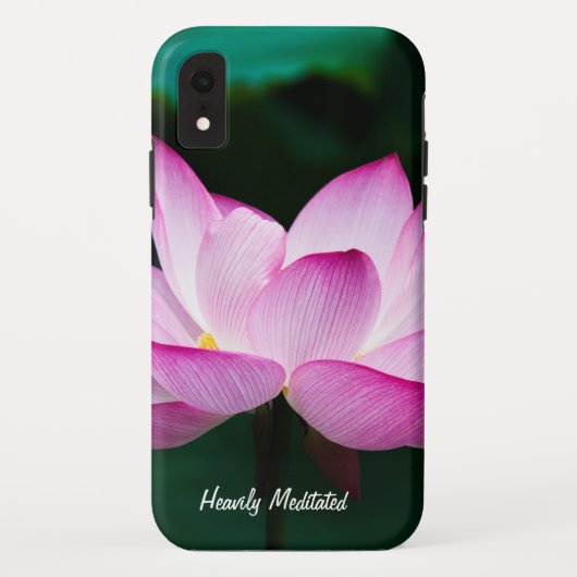 Lotus Meditation Hoesje-Mate iPhone Case (Achterkant)