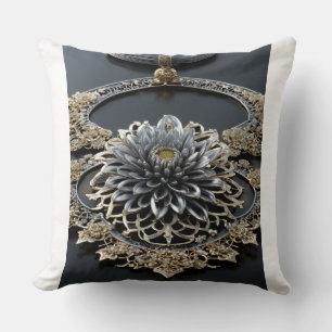 Lotus Merk Logo Kussen – Elegant Bloem Symbool Cu