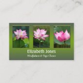 Lotus Mindfulness Yoga Uw foto's Visitekaartje (Voorkant)