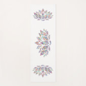 Lotus mit Konfetti-Muster Yogamat (Voorkant)