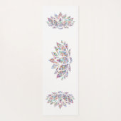 Lotus mit Konfetti-Muster Yogamat (Achterkant)