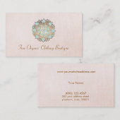 Lotus Mode Boutique Pink Visitekaartje (Voorkant / Achterkant)