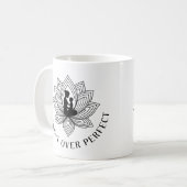 Lotus Moeder Kind Present Mantra Kunst Koffiemok (Voorkant links)