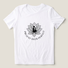 Lotus Moeder Kind Present Mantra Kunst Tri-Blend Shirt