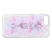 *~* Lotus Moon Energy Healer Reik Yoga Case-Mate iPhone Case (Achterkant (Horizontaal))
