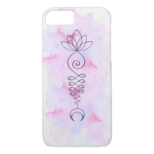 *~* Lotus Moon Energy Healer Reik Yoga Case-Mate iPhone Case (Achterkant)