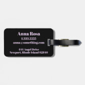 *~* Lotus Moon Sacred Geometry Symbool Bagagelabel (Achterkant horizontaal)