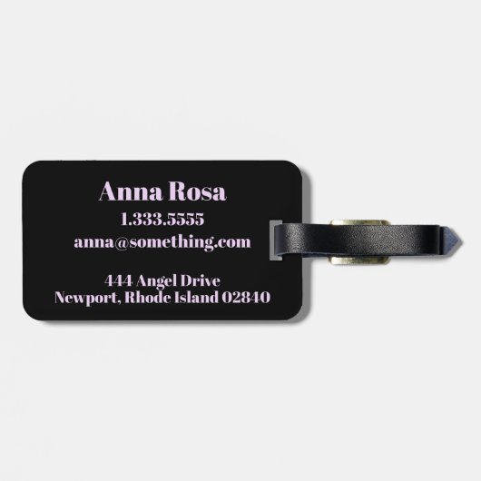 *~* Lotus Moon Sacred Geometry Symbool Bagagelabel (Achterkant horizontaal)