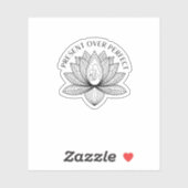 Lotus Mother Child Present Mantra Art Sticker (Vel)