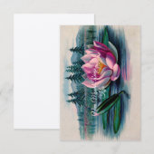 Lotus Nam Myoho Renge Kyo Buddhist Kaart (Voorkant / Achterkant)