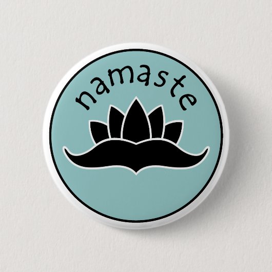 Lotus Namaste Button (Voorkant)