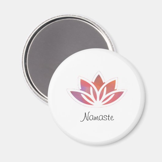 Lotus Namaste Magneet (Voorkant / Achterkant)
