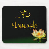 Lotus Namaste mousepad met om Muismat (Voorkant)