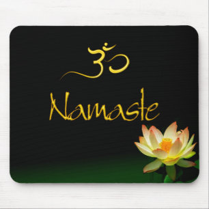 Lotus Namaste mousepad met om Muismat