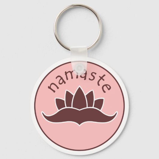 Lotus Namaste Sleutelhanger (Voorkant)