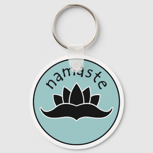 Lotus Namaste Sleutelhanger (Voorkant)
