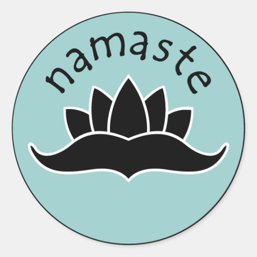 Lotus Namaste Stickers (Voorkant)