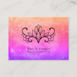 *~* Lotus Nebula Galaxy Universe Pink Lavender Visitekaartje