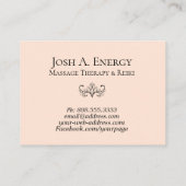 *~* Lotus Nebula Galaxy Universe Pink Lavender Visitekaartje (Achterkant)